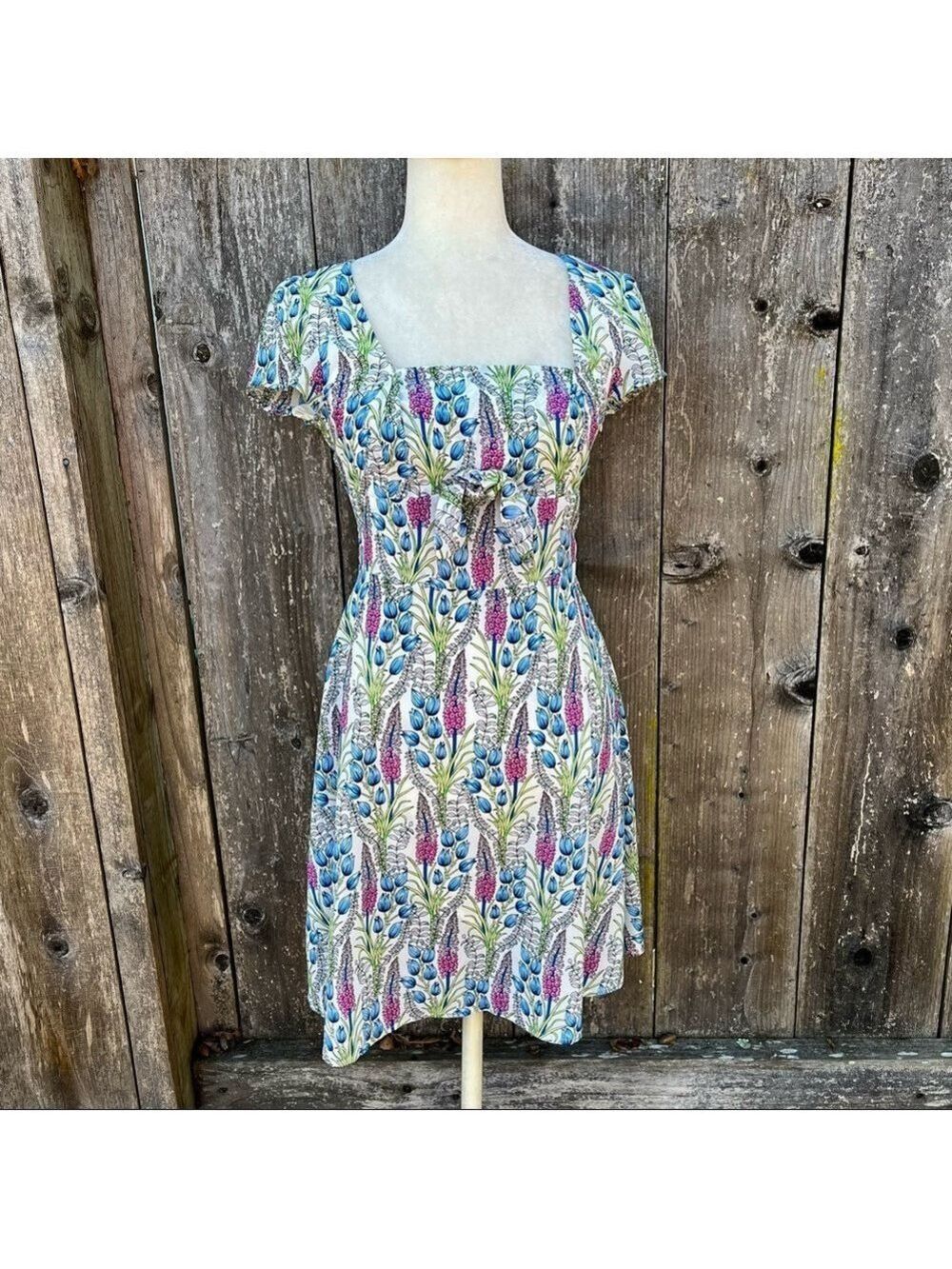 Molly Bracken White Floral Dress - Size XS